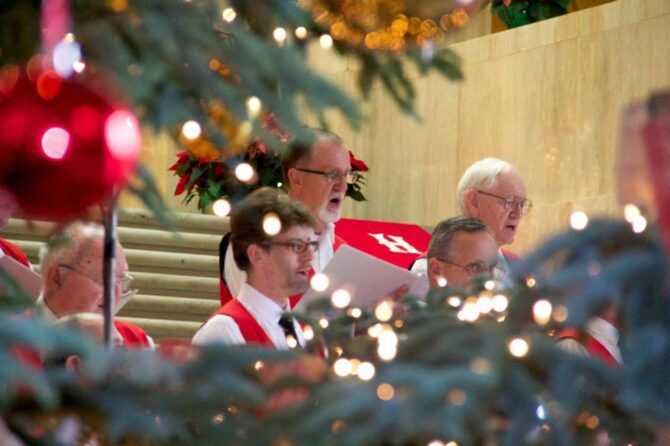 The Santiam Canyon Community Chorus will perform a free Christmas concert, Together for the Holidays, on Dec. 11 at Stewart’s Hall in Mill City.