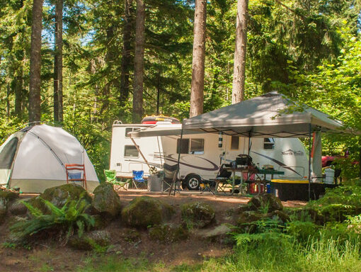 Here is a look at a campsite in Detroit Lake State Recreation Area. Overnight camping visits at the park have returned almost to pre-pandemic/wildfire levels. Oregon State Parks