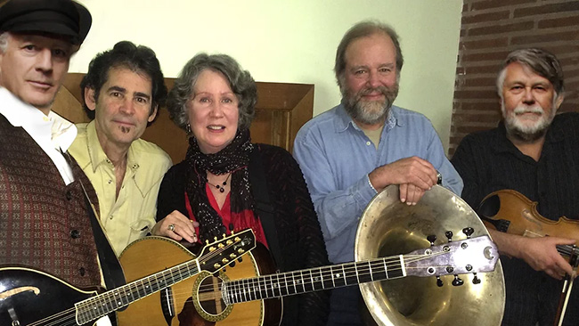 Mary Flower and the BBQ Boys will perform April 15 at Stewart’s Hall in Mill City. Submitted photo