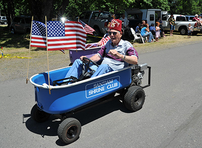 The Santiam Shrine Club participated in a past Fourth of July parade in Mill City. This year’s parade, “Freedom Isn’t Free – A Tribute to our Veterans,” will begin at noon July 4, running from Kimmel Park to the corner of SW Broadway and 11th Avenue. File photo