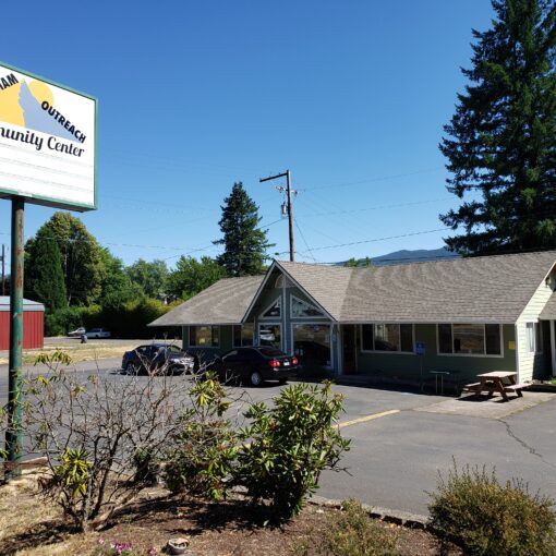 The Santiam Outreach Community Center is on Highway 22 in Mill City. The center is offering an anniversary event and resource fair on July 29. James Day