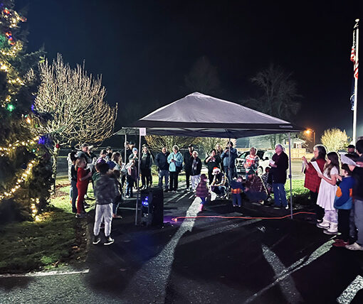 A tree lighting ceremony Dec. 2, 2023, in Mill City capped off the first Santiam Canyon Christmas Extravaganza. Organizers have reported the event was a success and they are encouraged for this year. Santiam Canyon PTO