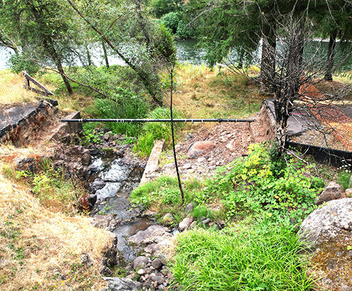 Bids from $200,000 - 400,000 were received by Linn County for replacing the foot bridge destroyed by the Labor Day 2020 wildfire. SUBMITTED PHOTO